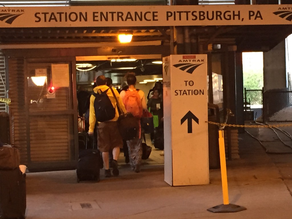 Pittsburgh Amtrak station entrance