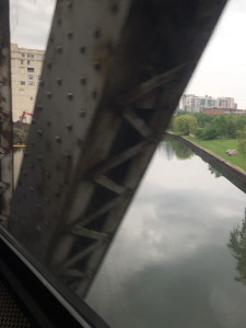 Bridge view from train