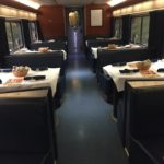 Train dining car